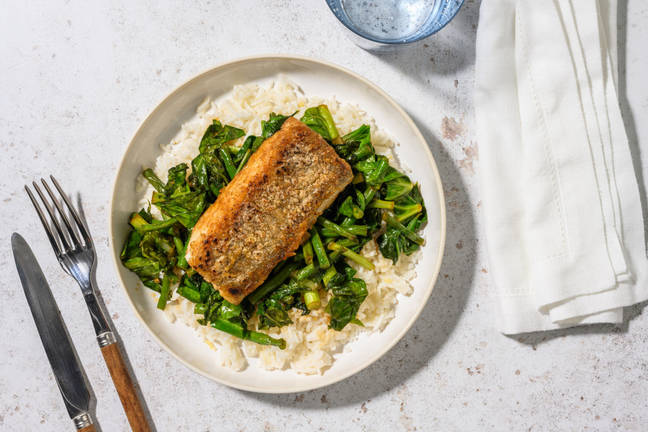 Spiced Barramundi Rice Bowl