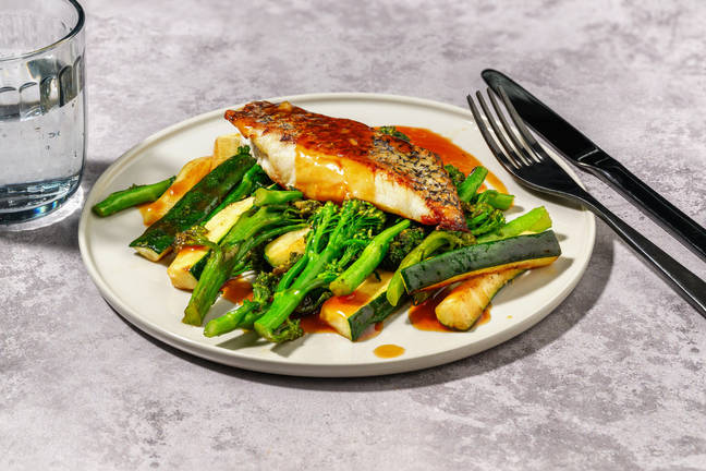 Soy-Ginger Glazed Barramundi
