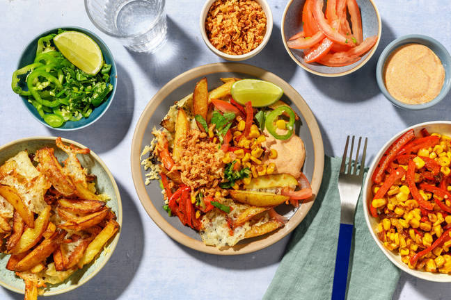 Soirée Tex-Mex en famille : Frites garnies