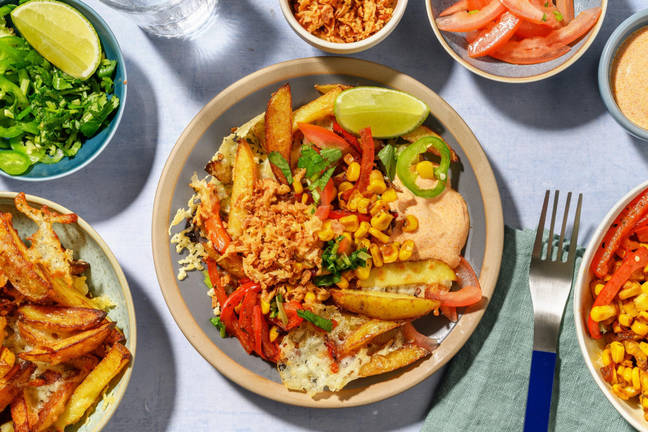 Family Tex-Mex Night: Cheesy Loaded Fries