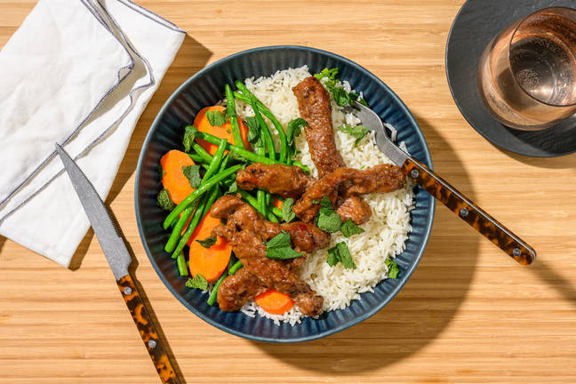 Lemon Pepper Beef & Green Bean Stir-Fry
