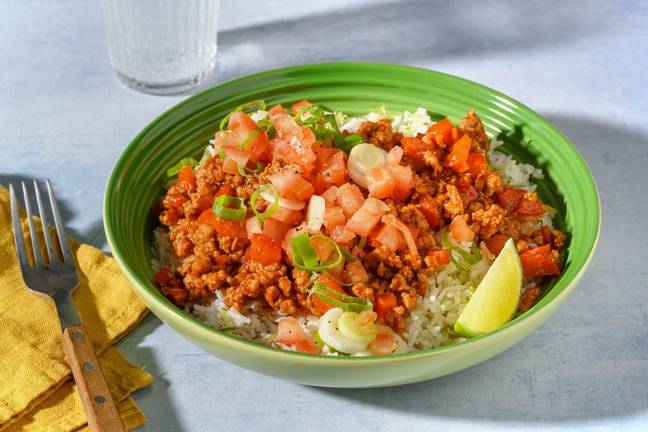 Smoky Mexican Style Pork Burrito Bowl