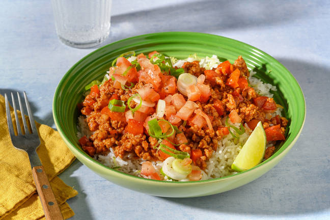 Smoky Mexican Style Pork Burrito Bowl