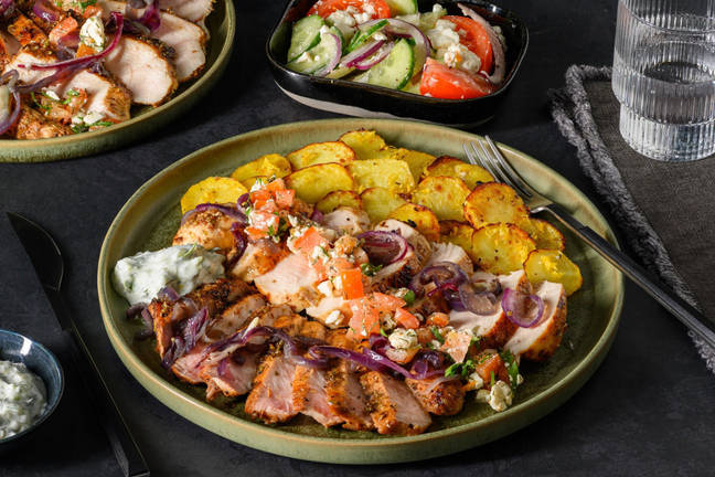 Gyros Deluxe mit würzigem Schwein und Hähnchen