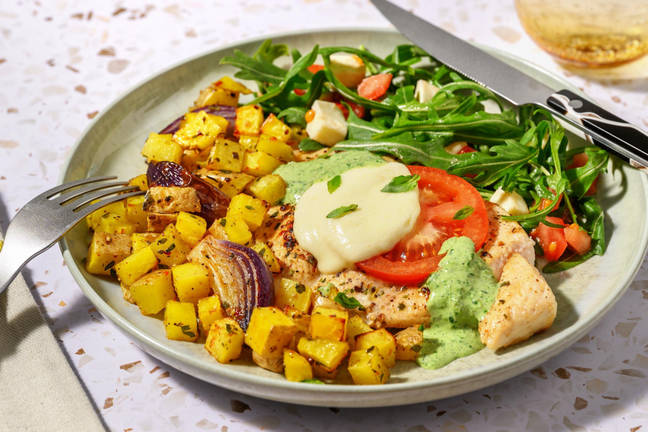 Pollo Caprese! Überbackenes Hähnchenfilet