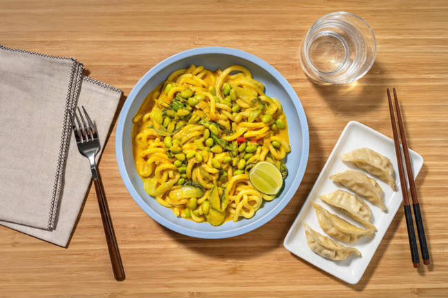 Gyoza in Katsu Curry