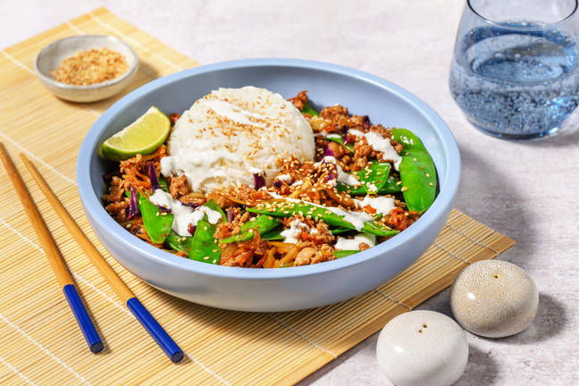 Super Quick Teriyaki Pork Rice Bowl