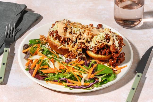 Super Quick Pork Cheeseburger Inspired Sloppy Joe