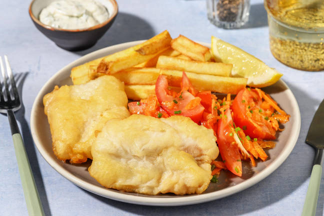 Fish & Chips mit Remoulade