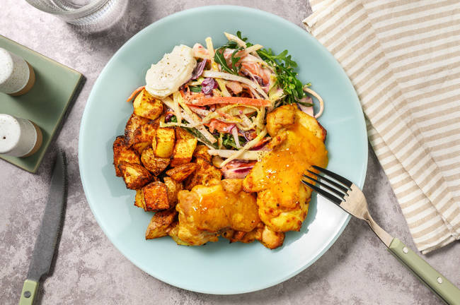 Put Your Feet Up Chicken Korma Traybake