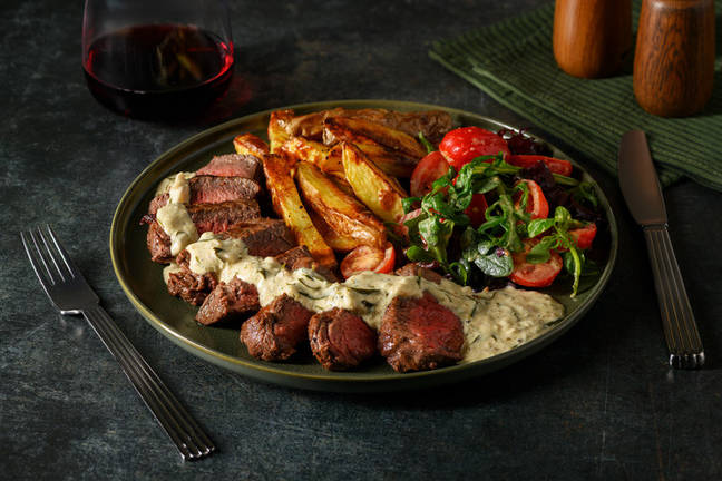 Sirloin Steak in Café de Paris Style Tarragon Sauce