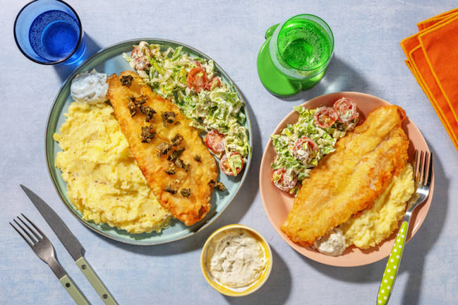 Seared Basa and Creamy Mash
