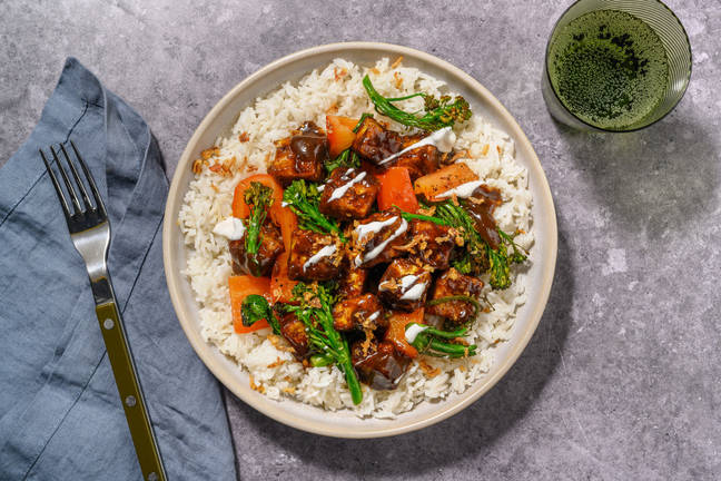Indonesian Style Spiced Tofu in Sweet Hoisin Sauce