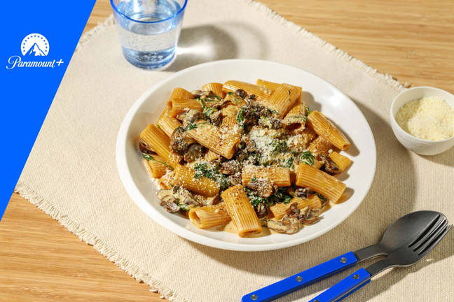 Umami Miso Mycelial Mushroom Rigatoni