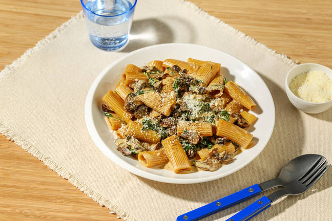 Umami Miso Mushroom Rigatoni