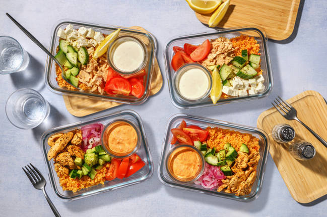 Bulgur Bowl mit Hähnchen und Thunfisch