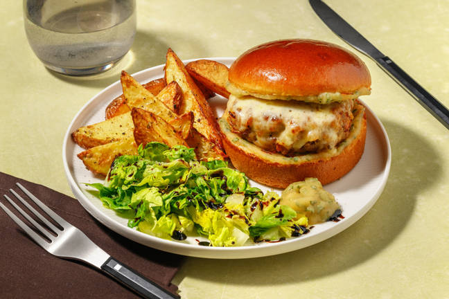 Family Favourite Pork and Apple Burger