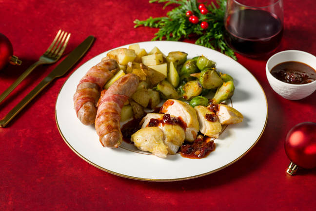 Cranberry & Orange Chicken and Giant Pigs in Blankets