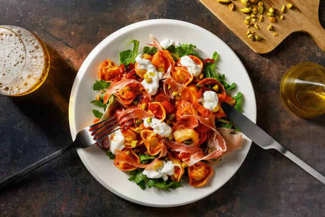 Tortelloni, prosciutto & burrata