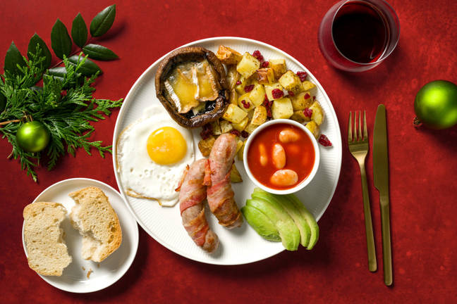 Big Pigs in Blankets and Rosemary-Cranberry Potatoes