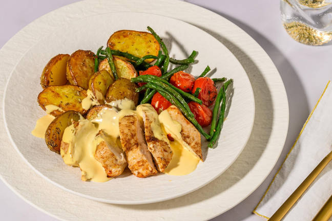 Kipfilet in hollandaisesaus