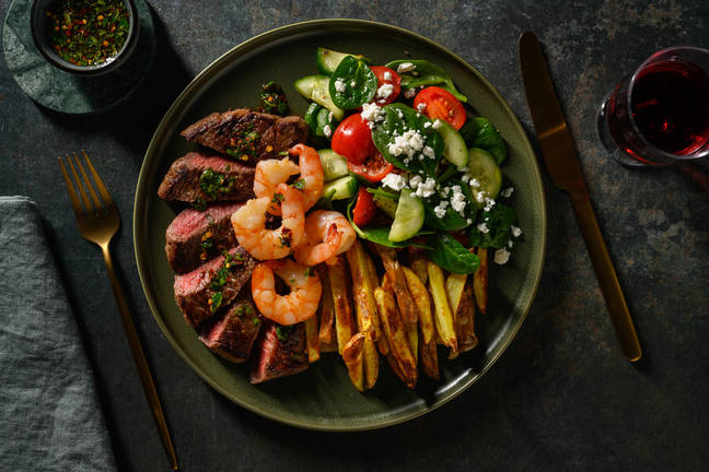 Chimichurri 21 Day Aged Rump Steak Surf and Turf