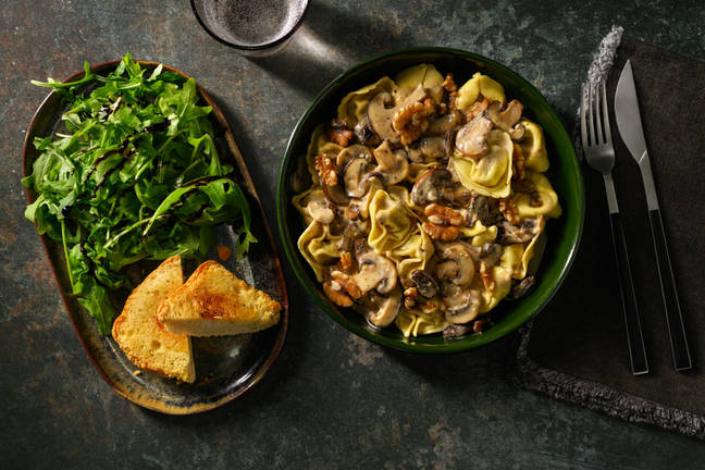 Ultimate Creamy Truffle Mushroom Tortelloni