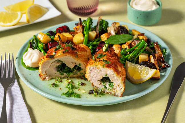 Gyldenstegt kylling Kiev