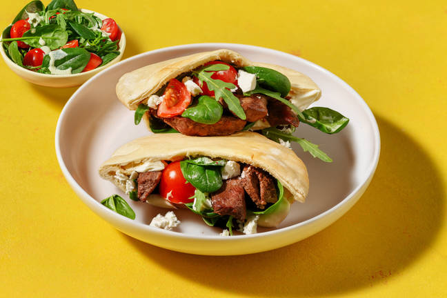 Express Mediterranean Beef & Fetta Pita