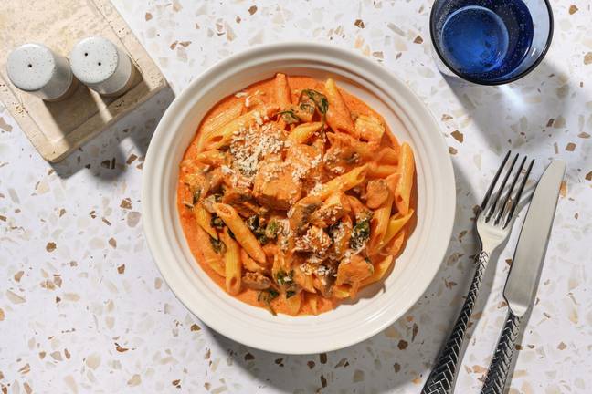 Herby Creamy Tomato Chicken Penne