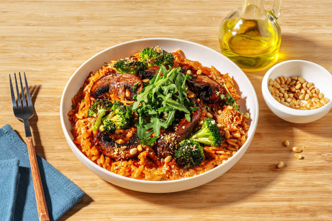 Kremet tomat-orzotto