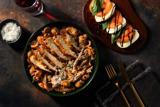 "Marry me chicken"-pasta i krämig svampsås