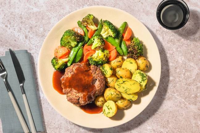 Klassisk pannbiff och brunsås