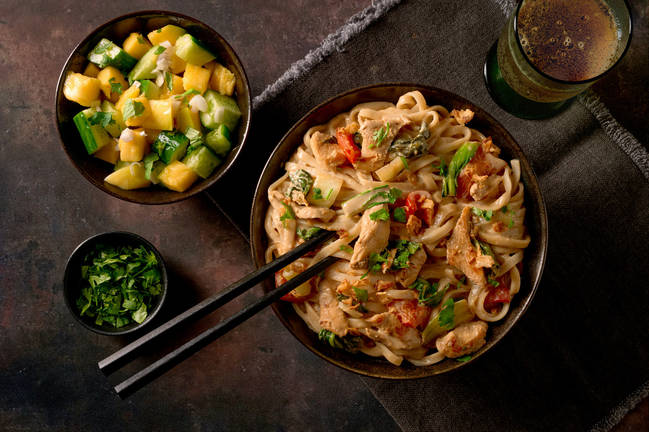 Thailändsk grön kycklingcurry