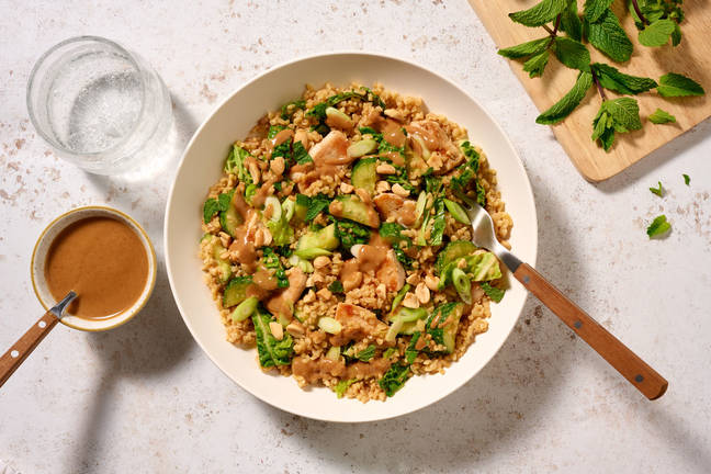 Snabb sataykycklingsallad