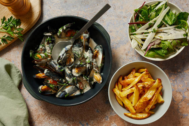 Belgisk moules frites