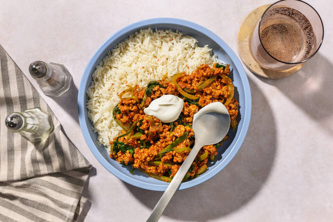 Beef and Pork Rogan Josh Style Curry 