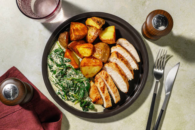 Turkey in Garlic Herb Sauce