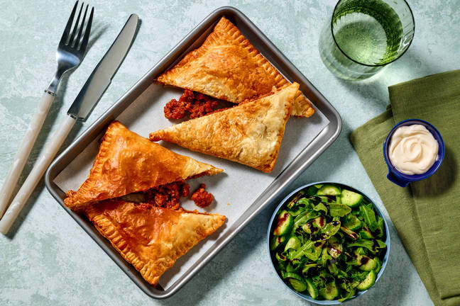 Argentinian Style Cheesy Beef and Pork Empanadas