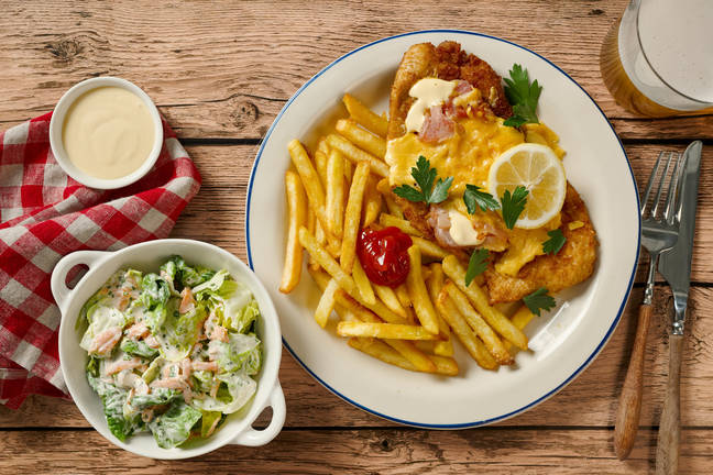 Schlemmerschnitzel mit Schinken & Hollandaise 