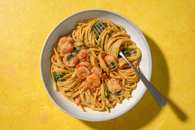 Lättlagad medelhavsinspirerad räkpasta