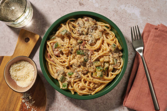 Pronto Bacon and Mushroom Rigatoni