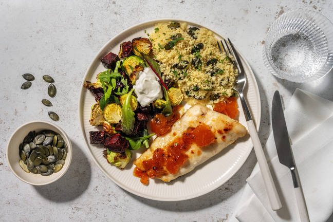 Chutneyglaserad torsk