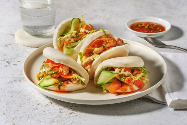 Vietnamesiske bun cha-inspirerte bao-boller