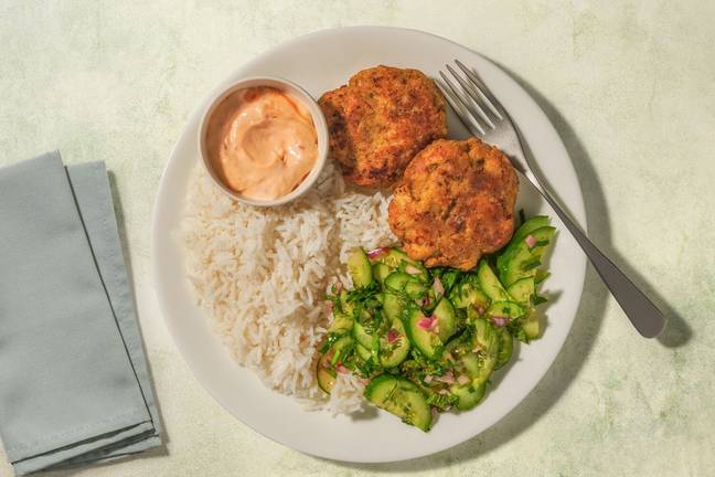 Snabblagade thai-fiskkakor