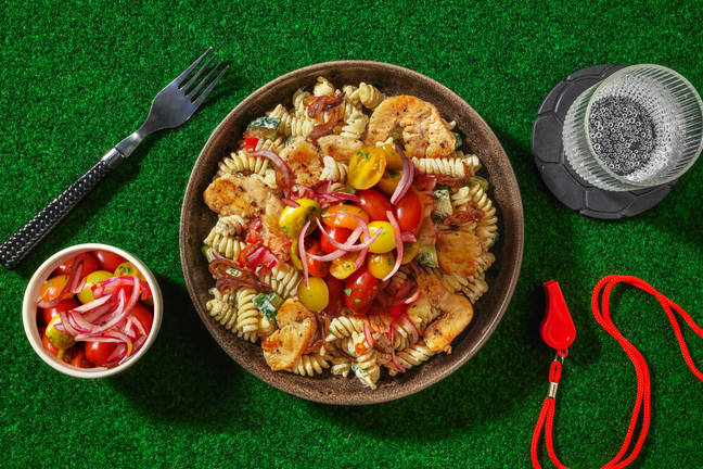 Chicken Döner Pasta für die Nationalelf