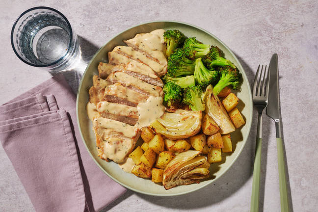 Chicken in Mustard and Rosemary Sauce