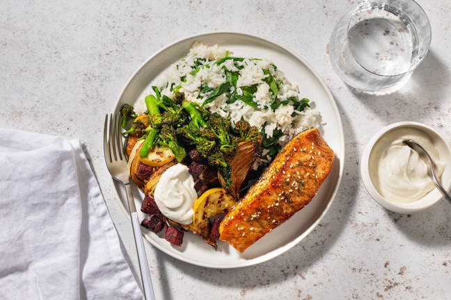 Za'atar-kryddad öring