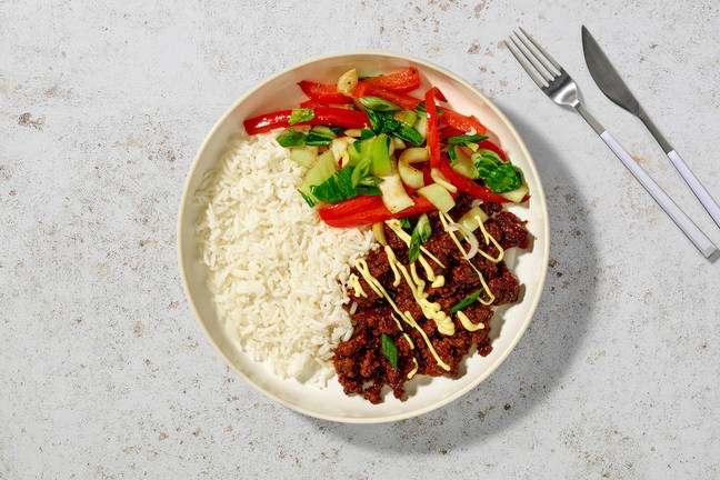 Rask Char siu kjøttdeigbowl
