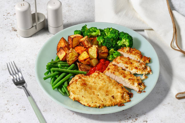 Crispy Cheese Topped Chicken